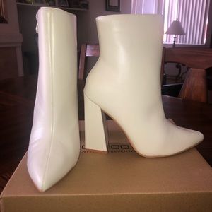 Flared Heel Sock Boots